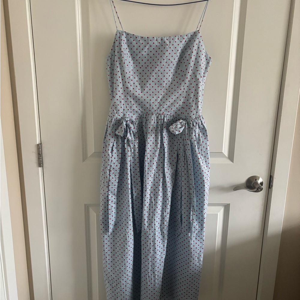 Polka Dot Spaghetti Strap Dress